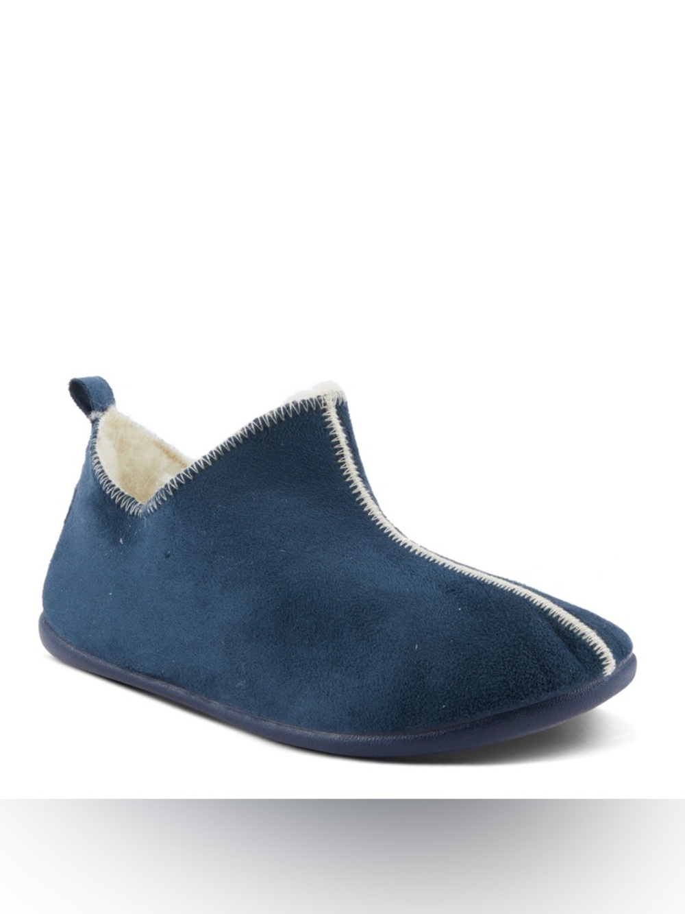 FLEXUS BY SPRING STEP SAYGE NAVY WOOL SLIPPERS SIZE